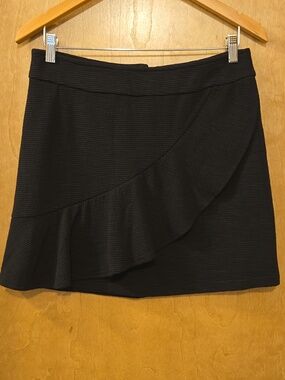 SFERA Black Asymmetrical Ruffle Skirt NWT